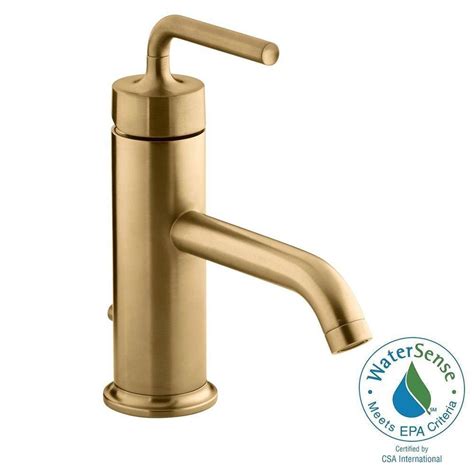Kohler kitchen faucets offer multiple water flow options that will enhance your experience at the kitchen sink. KOHLER Purist 1-Hole Single Handle Low-Arc Bathroom Vesesl ...