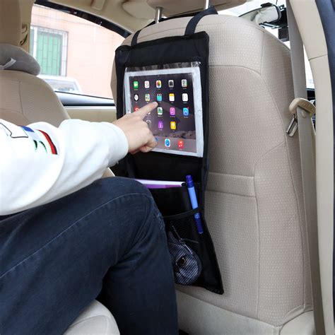 Car Seat Back Organizer Tidy Storage Travel Kid Storage Ipad Galaxy Tab