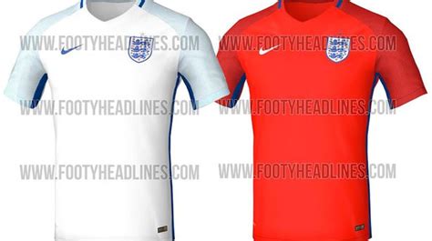 Has Englands Euro 2016 Kit Been Leaked Potential White And Red Shirts