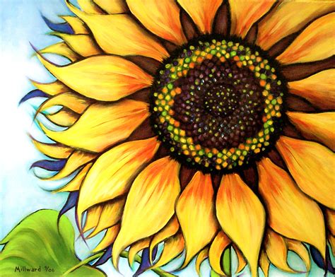 Easy Painting Ideas For Kids Sunflower Bhe