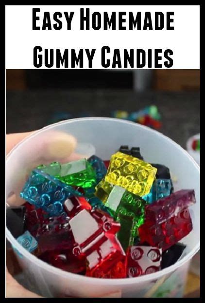 Easy Homemade Gummy Candies Easy Homemade Candy Recipes Homemade