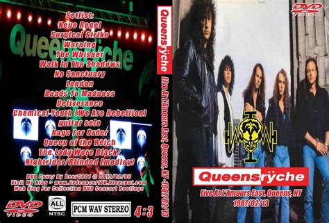 Dvd Concert Th Power By Deer 5001 Queensryche 1987 02 13 Live At L Amours East Queens Ny
