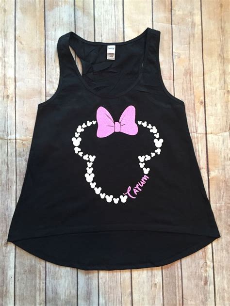 Minnie Mouse Girls Disney Tank Top Hashtag Minnie Shirt Disney Tank