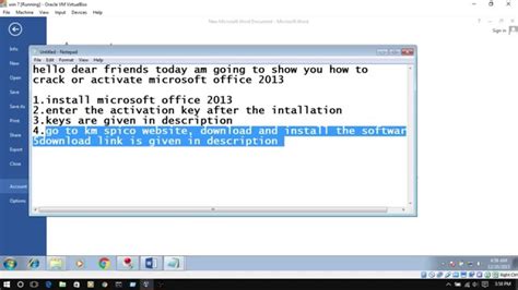 In the first releases of the package (ten. How to activate Microsoft office 2013 permanently - YouTube