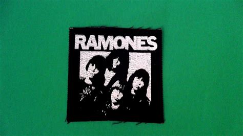 vintage ramones sew on patch punk rock sex pistols rancid the clash ebay