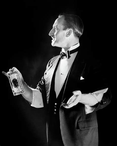 1920s Magician In Tuxedo With Sleeves Photograph By Vintage Images