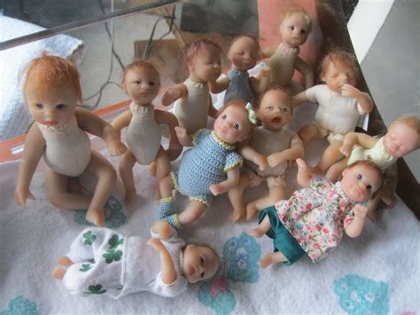 Ashton Drake Heavenly Handfuls Doll Lot Of 11 Played With Condition