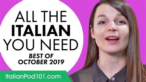 Your Monthly Dose Of Italian Best Of October 2019 Youtube