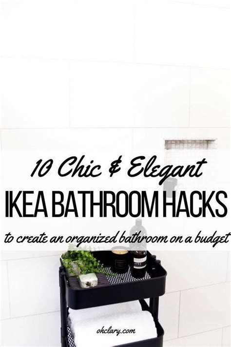 Ikea bathroom ideas with modern design. These 10 genius IKEA bathroom hacks are guaranteed to ...