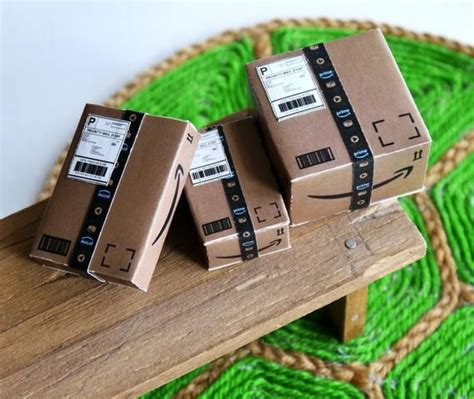 Amazon decides where your products are sent based on demand. Instant Download Amazon packages Miniature DIY Printable ...