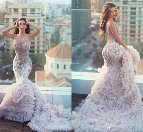 2016 Blush Pink Wedding Gowns Unique Plus Size Mermaid Wedding Dresses