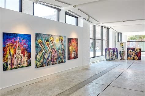 Renaissance New Orleans Arts Warehouse District Hotel Art Gallery #