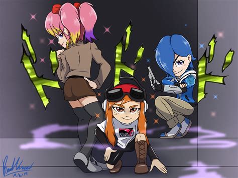 Tari Meggy Spletzer And Saiko Bichitaru Smg4 Danbooru