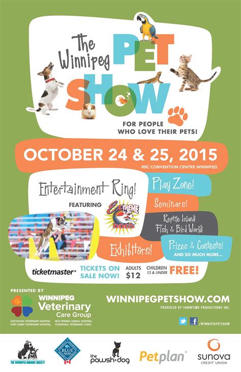 Pet Show Poster 11×17 Final Winnipeg Humane Society