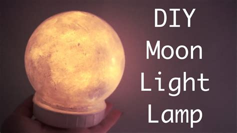 Diy Moon Light Lamp Youtube