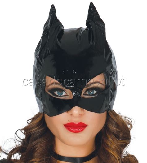 Mascara Catwoman Gata Carnaval Catalogo A Casa Do Carnaval