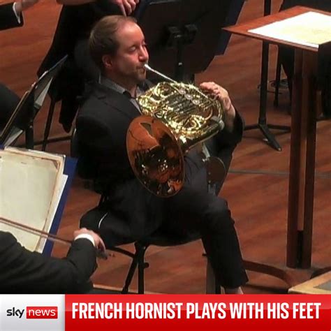 Sky News On Twitter Musician Felix Klieser Who Plays French Horn With His Feet Has Joined The