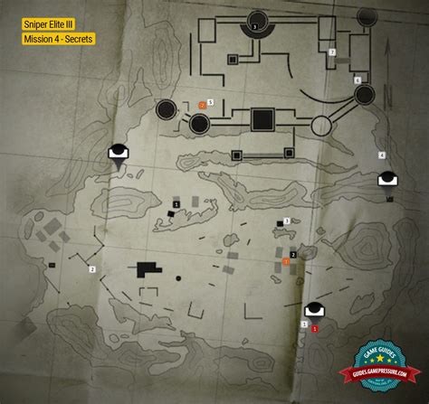 Map Of Collectibles In The Fourth Mission Collectibles Mission 4