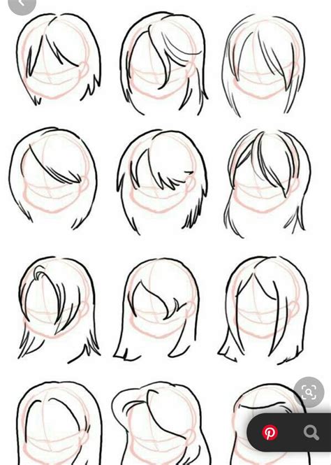 Outline Drawing Hair Artofit