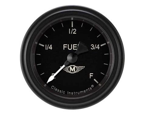 Classic Instruments Moal Bomber 2inch Flat Lens Programmable Fuel Gauge