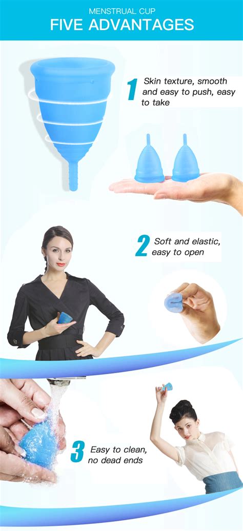 Silicone Lady Menstruation Cups Safe Soft Menstrual Cup Buy Menstrual