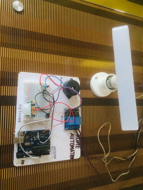 Home Automation Using Arduino And Pir Sensor By Creatjet3d Labs Robotics Projects Home