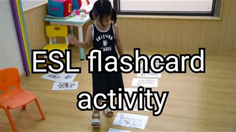 Idea For Using Flashcards Esl Activity Youtube