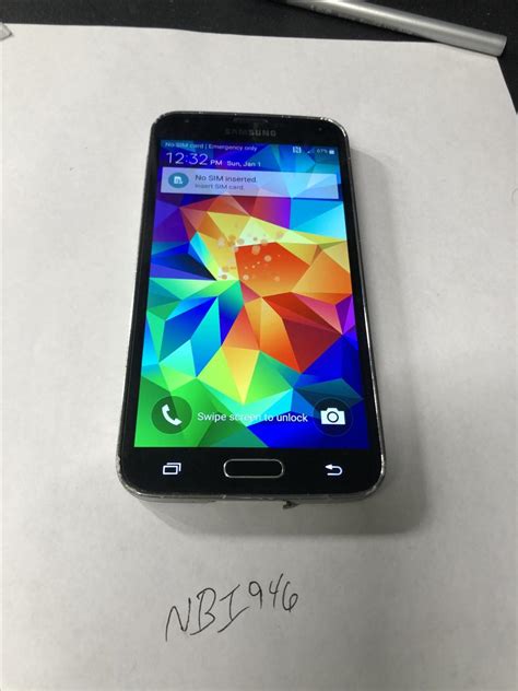 Samsung Galaxy S5 T Mobile Black 16gb Sm G900t Lrzl49436 Swappa