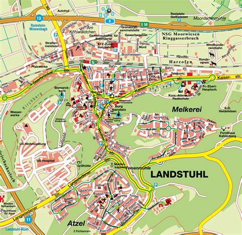 Landstuhl Army Base Map