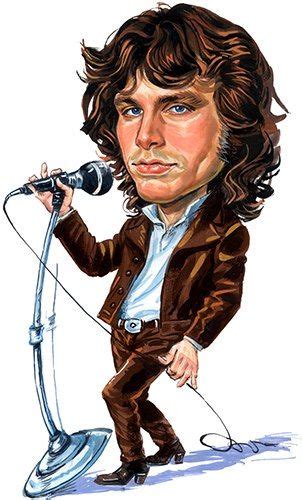Jim Morrison Caricatures And Sketches Of People En 2019 Celebrity