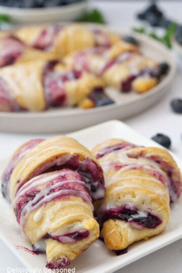 Blueberry Cream Cheese Crescent Rolls Deliciously Seasoned