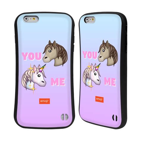 Emoji Official Emoji Pastel Unicorns Hybrid Case For Apple Iphones