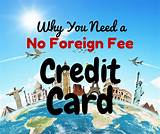 No Transaction Fee Credit Card