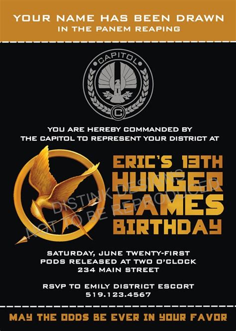 Hunger Games Inspired Party Or Birthday By Distinkdesigns On Etsy 17