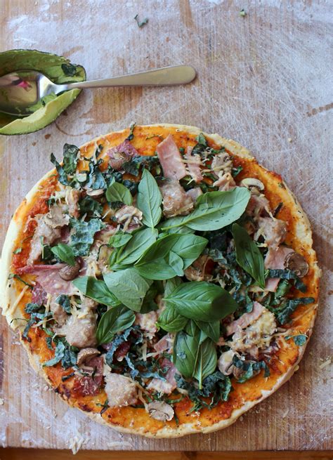 Healthy Meat Lover's Pizza - IQS Recipes | Healthy meats, Healthy eating lunch, Healthy lunch