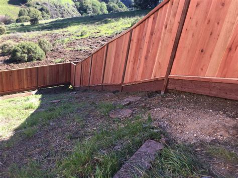 Ergeon Building A Fence On A Slope Options For Your Property