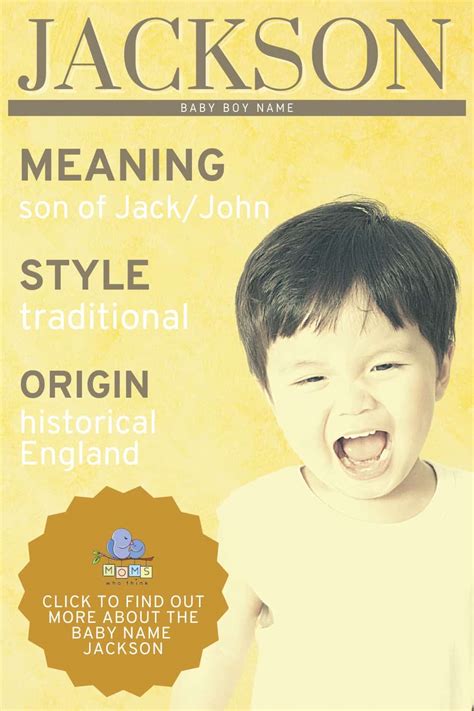 Jackson Name Meaning And Origin Middle Names For Jackson