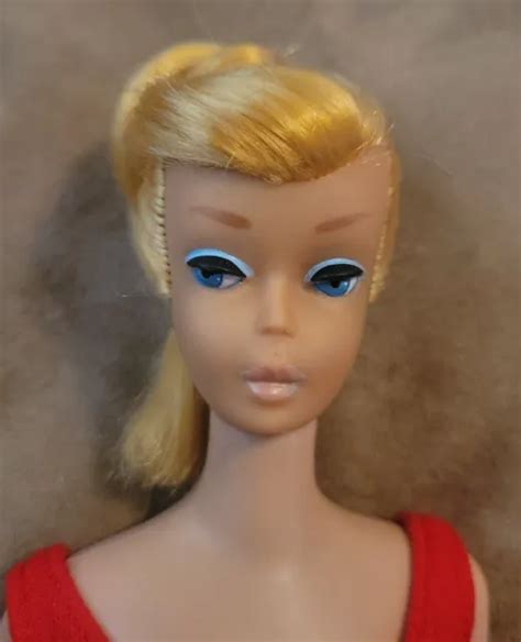 Vintage Swirl Ponytail Barbie Blonde Doll Mattel S Picclick