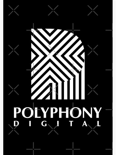 Polyphony Digital ポリフォニー・デジタル White Logo Photographic Print By