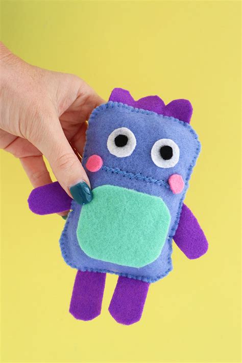 Sew A Softie Zero Waste Gobble Monster Doll My Poppet Makes