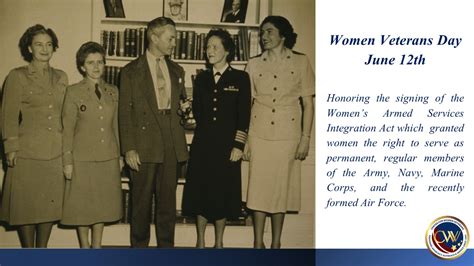 The Origin Of Women Veterans Day Va News