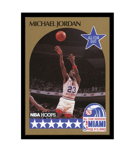 Michael Jordan 1990 Nba Hoops All Star East 5 Basketball Card