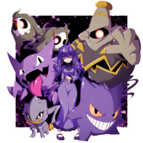 Hex Maniac Gengar Haunter Banette Duskull And More Pokemon And More Drawn By