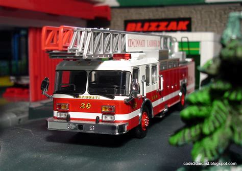 My Code 3 Diecast Fire Truck Collection E One Ladder Cincinnati Oh 12961