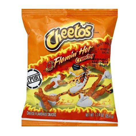 Cheetos Flamin Hot Crunchy 354g Your One Stop Wholesaler
