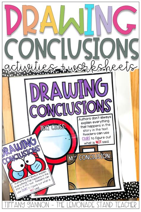 Drawing Conclusions Activities And Worksheets Distance Learning In