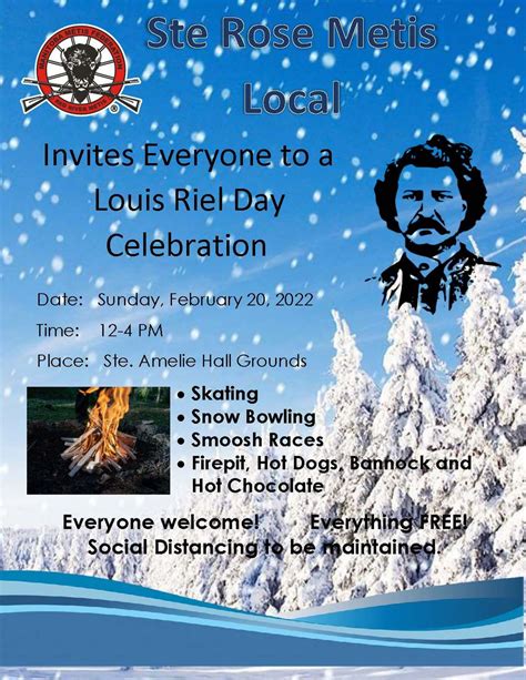 Ste Rose Métis Local Louis Riel Day Celebration Manitoba Métis