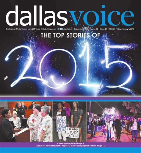 Dallas Voice 01 01 16 By Dallas Voice Issuu