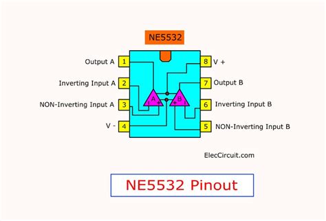 Ne5532 Pinout Datasheet Dual Low Noise Op Amp