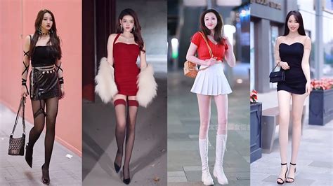 Mejores Street Fashion Tik Tok 2022 Hottest Chinese Girls Street